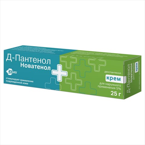д-пантенол новатенол крем для наруж примен 5% 25г фото