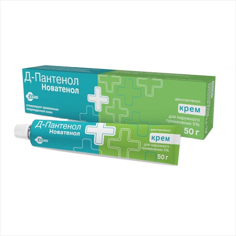 д-пантенол новатенол крем для наруж примен 5% 50г фото