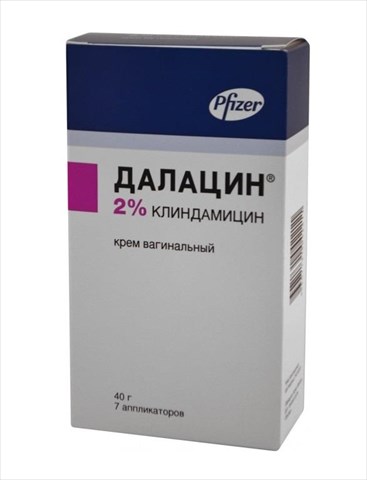 далацин крем вагинальный 2% 40 г с 7 аппликаторами фото