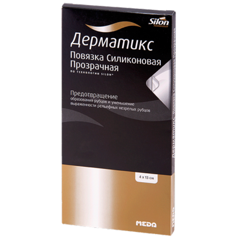 повязка силик дерматикс 4смx13см прозрач фото