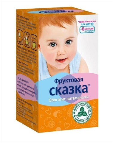 чайный напиток фруктовая сказка 1,5г n20 для детей фото