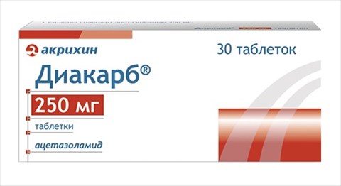 диакарб таб 250мг n30 фото