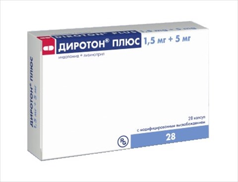 диротон плюс капс с модиф высвоб 1,5мг плюс 5мг n28 фото