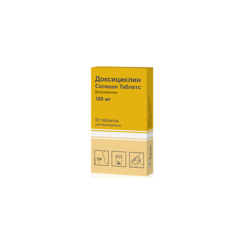 доксициклин солюшн таблетс таб дисперг 100мг n10 фото