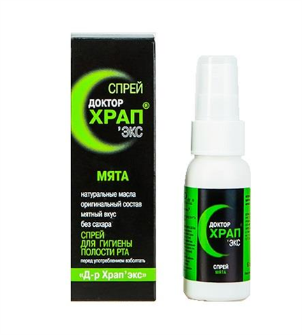 д-р храп экс спрей 60мл мята фото
