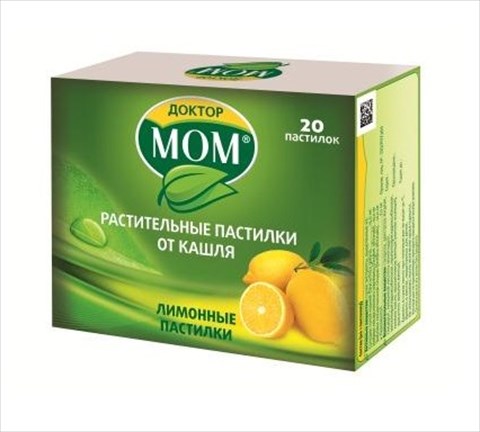 доктор мом пастилки лимон n20 фото