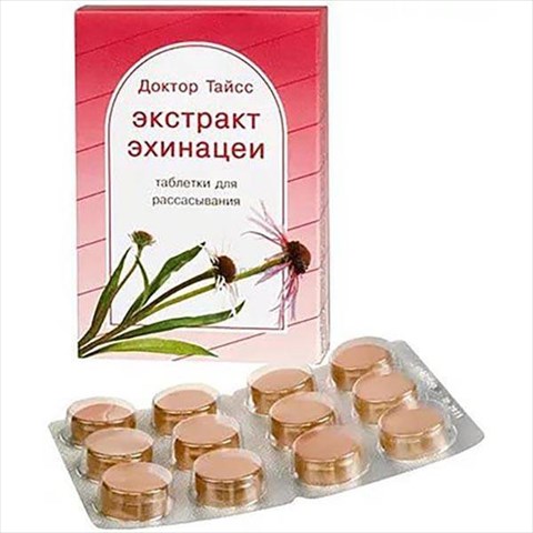 доктор тайсс эхинацеи таб для рассас 60г фото