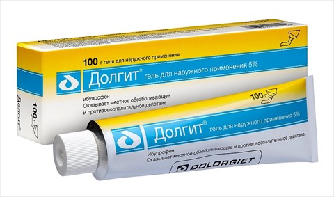 долгит гель для наружн примен 5% 100г фото