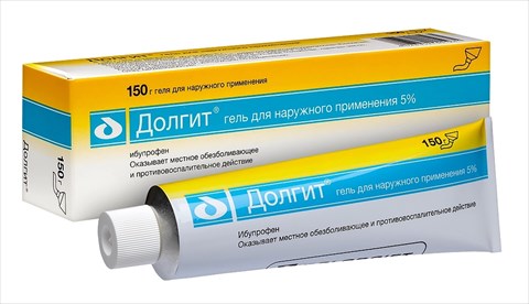 долгит гель для наружн примен 5% 150г фото