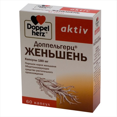 доппельгерц актив женьшень n60 капс фото