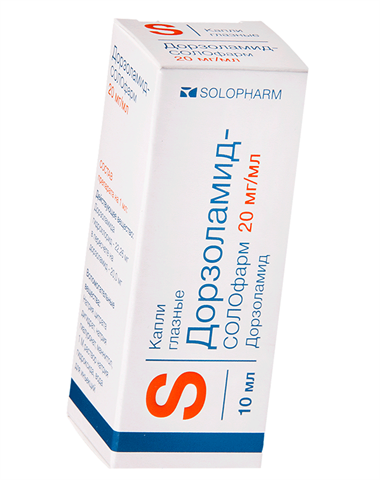 дорзоламид-солофарм 20 мг/мл 10 мл капли глазные  фото