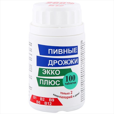 дрожжи пивные эко плюс таб n100 фото
