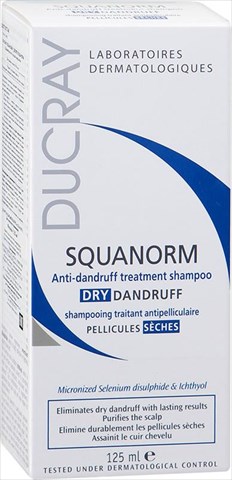 дюкрэ скванорм шампунь от сухой перхоти 125 мл фото