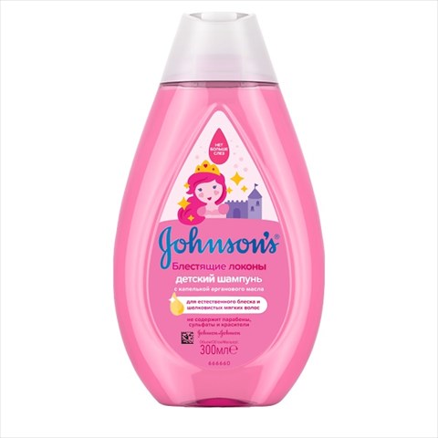 джонсонс бэби шампунь 300мл блестящие локоны фото