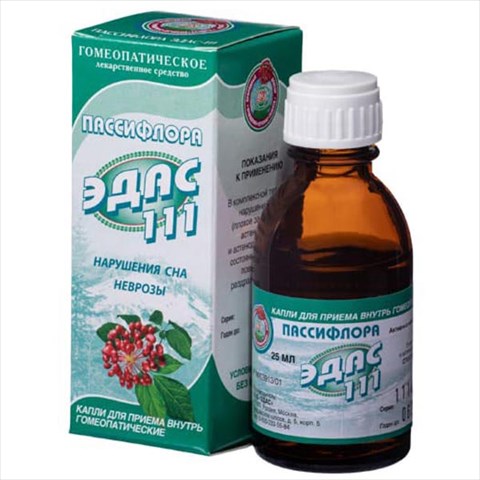 эдас-111 пассифлора неврозы капли 25мл фото