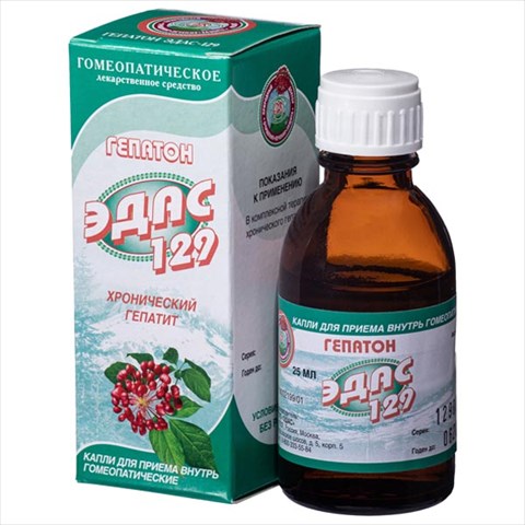 эдас-129 гепатол гепатит капли 25мл фото