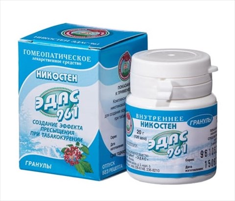 эдас-961 никостен гран гомеопат 20г курения фото
