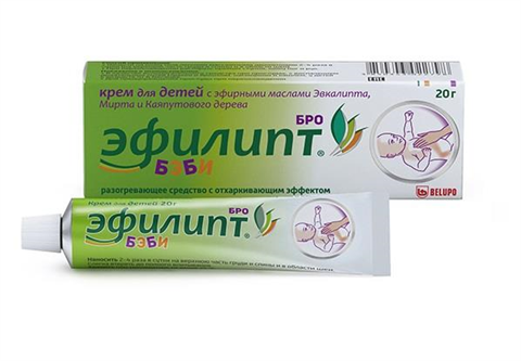 эфилипт бро бэби крем для детей 20г разогрев с отхаркив эфф фото