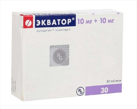 экватор 10 мг плюс 10 мг n30 табл фото