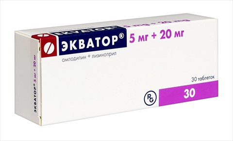 экватор таб 5мг плюс 20мг n30 фото