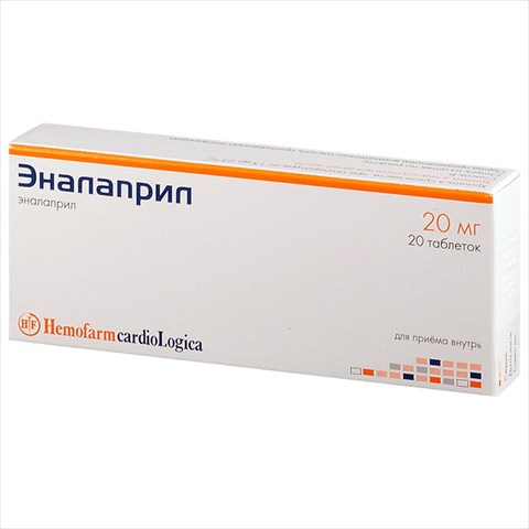 эналаприл-хемофарм таб 20мг n20 фото