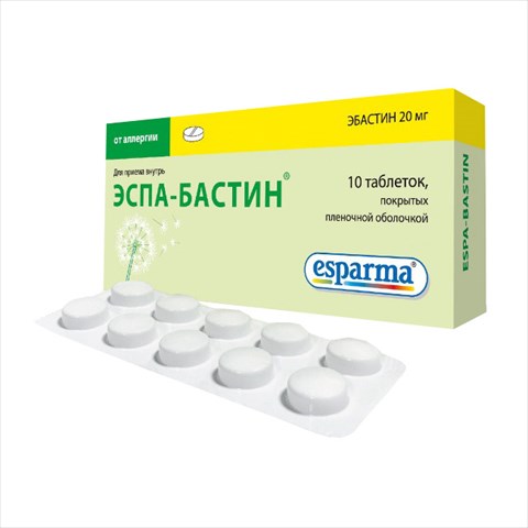 эспа-бастин таб ппо 20мг n10 фото