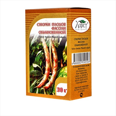 фасоль обыкновенная створки плодов пач 30г фото