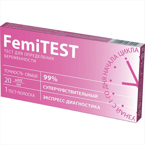 тест для опр беременности фемитест экспресс n1 фото