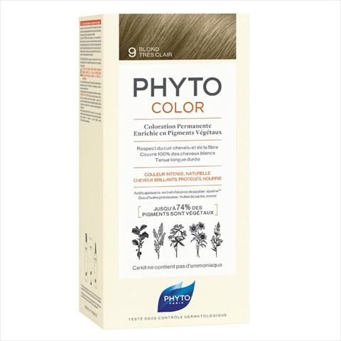 фито колор краска для волос натур арт 9 очень светл блонд фото