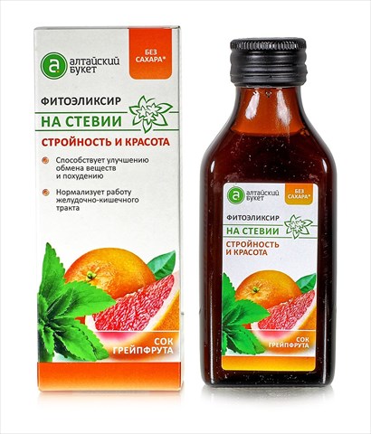 фитоэликсир на стевии стройность и красота 100мл фото