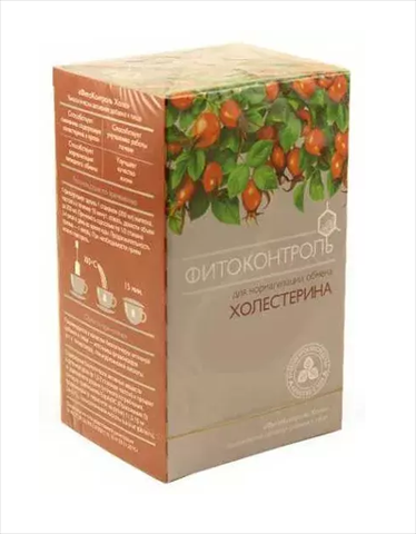 фиточай фитоконтроль холе 1,5г n20 для нормализ уровня холестерина фото