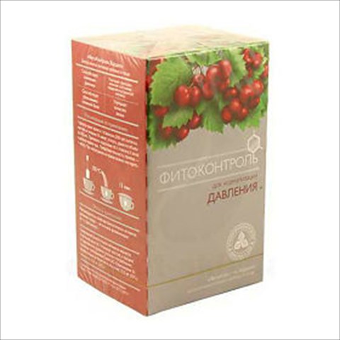 фиточай фитоконтроль кардио 1,5г n20 для нормализ давления фото