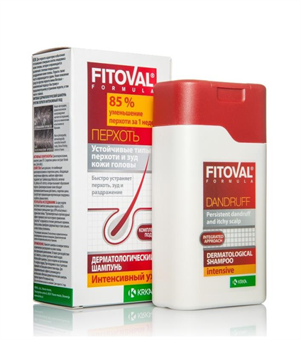 фитовал шампунь, 100мл п/перхоти интенсивный уход фото