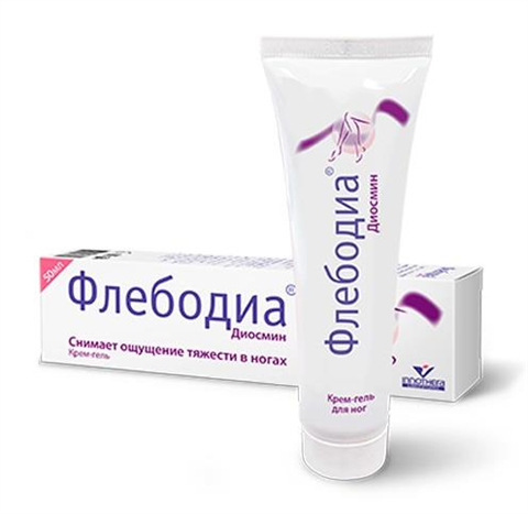 флебодиа гель-крем для ног туб 50г фото