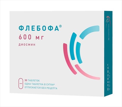 флебофа таб 600мг n30 фото