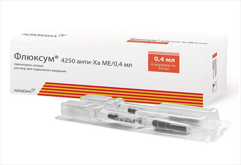 флюксум р-р для п/к введ 4250ме анти-ха/0,4мл 0,4мл n6 фото