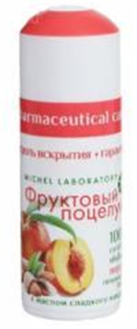 фруктовый поцелуй помада гигиен 3,5г персик фото