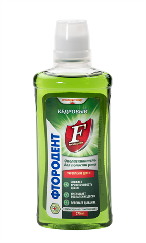 фтородент ополаскиватель для полости рта,275мл кедровый фото