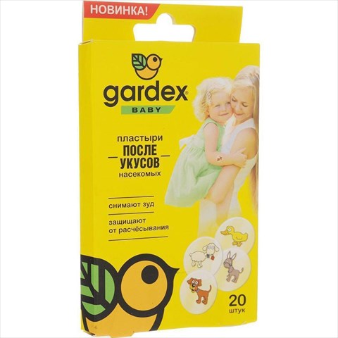 гардекс бэби пластырь п/укусов насек n20 фото