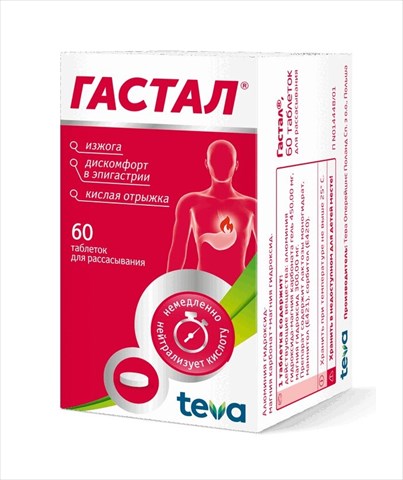 гастал n60 таблетки для рассасывания фото