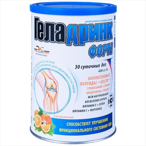 геладринк форте порошок апельсин 420 г фото
