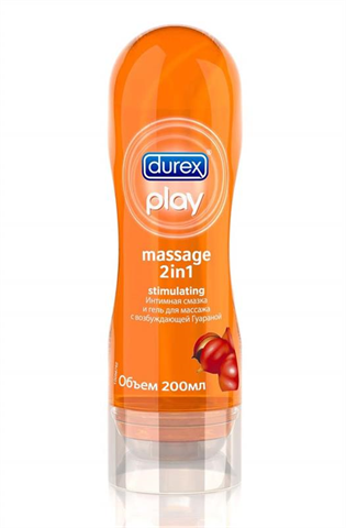 гель-смазка дюрекс play 2в1 stimulating интимная и массажная 200 мл фото