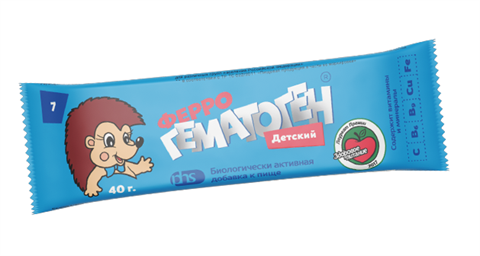 феррогематоген пастилка жев детский бад 40г фото