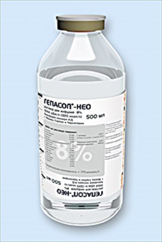 гепасол нео 8% р-р для инф 500 мл n1 фл  фото