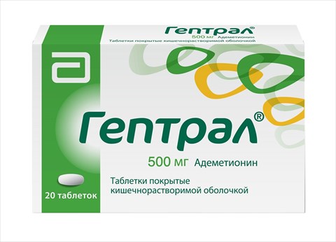 гептрал таблетки 500 мг n20 фото