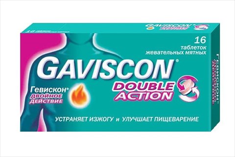 гевискон двойное действие таблетки жевательные мятные n16 фото