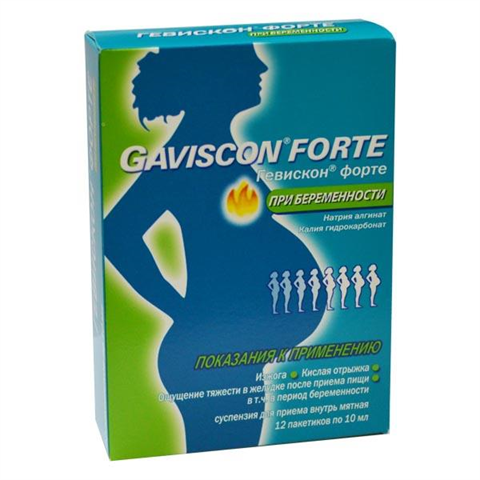 гевискон форте суспензия мятная 10 мл n12 пакет фото