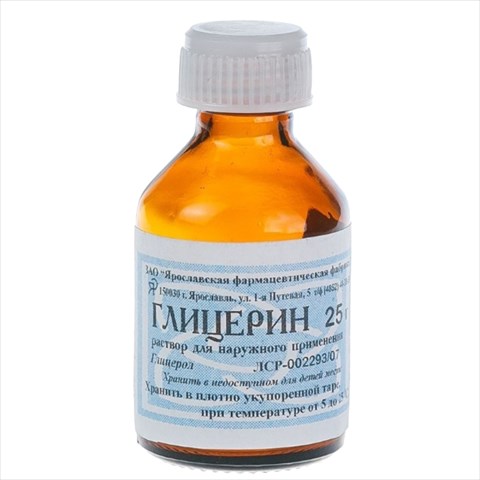 глицерин р-р для наруж примен фл 25г фото
