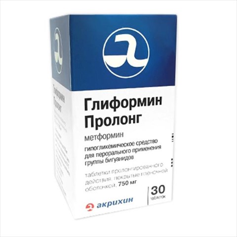 глиформин пролонг 750 мг n30 табл фото