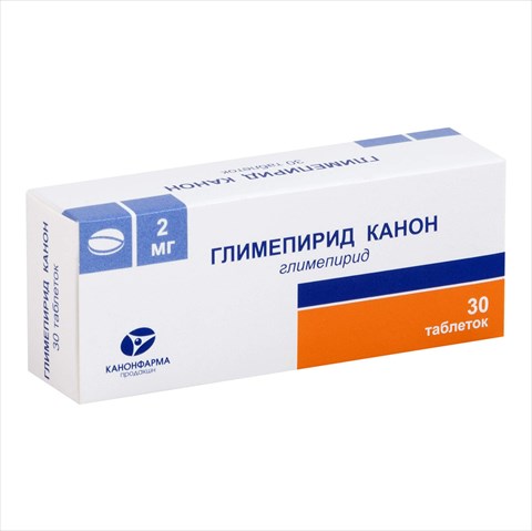 глимепирид-канон таб 2мг n30 фото